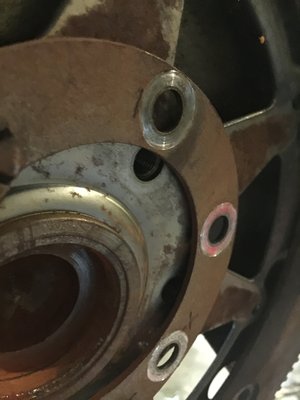 Pictures of how flywheel comes off instates.